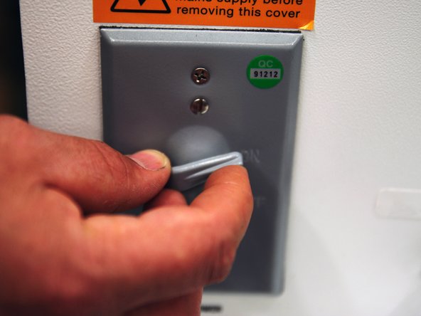 Turn the RO System on.