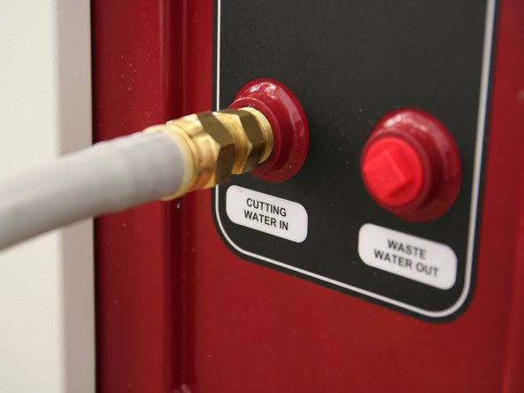 Attach the other end of the supply hose to your intensier pump.