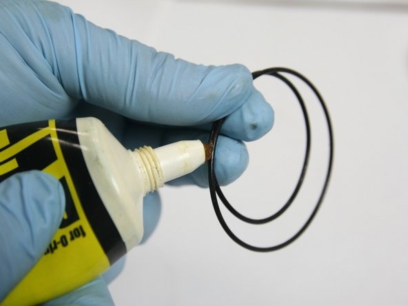 Apply light coat of o-ring lube to -035 and -031 o-rings for check valve