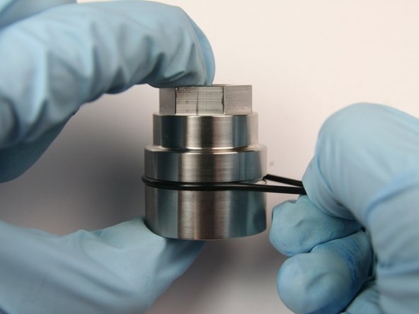 Remove the O-ring from the bearing half of the swivel housing.