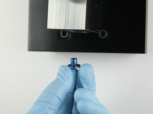 Put the seat into the bottom of the  valve body.