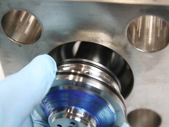 Insert check valve into HP endcap