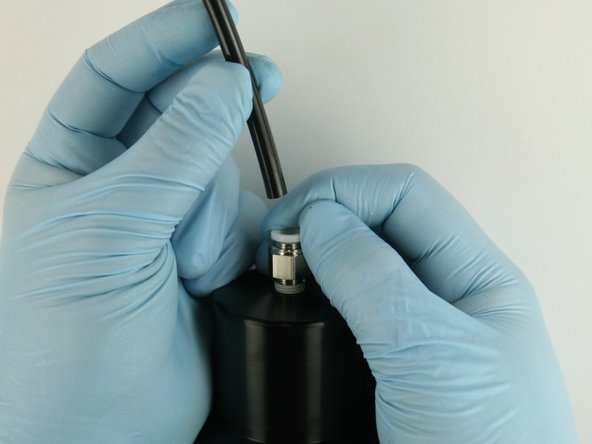 Disconnect the air tube from the actuator.