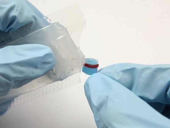 Clean the seal half of the swivel housing of all Blue Goop and any extra lubricants with isopropyl alcohol or a similar cleaning agent.