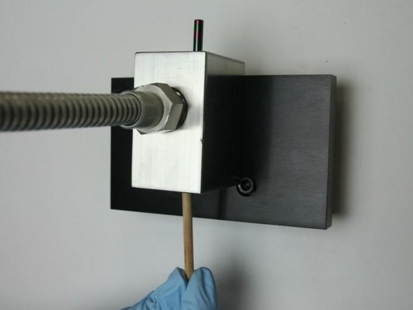 Remove all the valve components fromthe  valve body with the included dowel.
