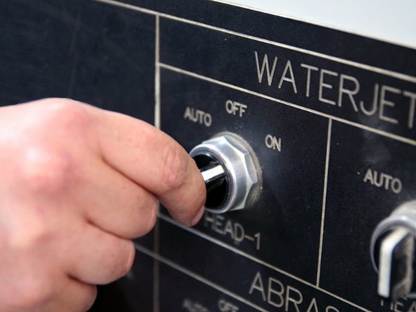 Apply water pressure to valve assembly to verify there are no leaks.