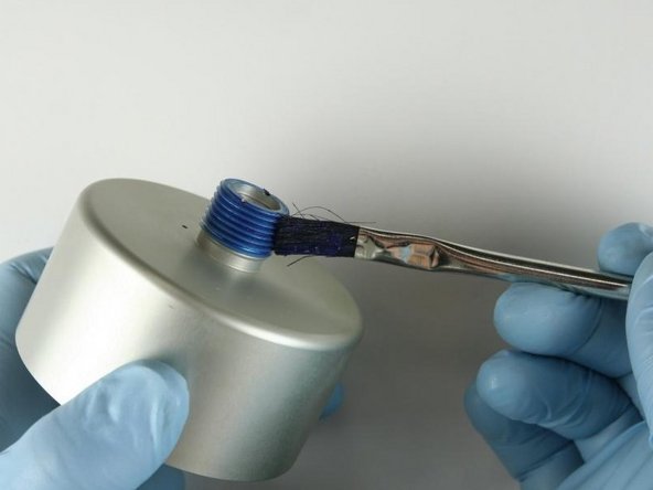 Apply Blue Goop to the actuator threads.