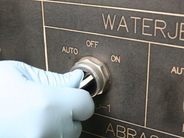 Turn the air to the actuator ON.