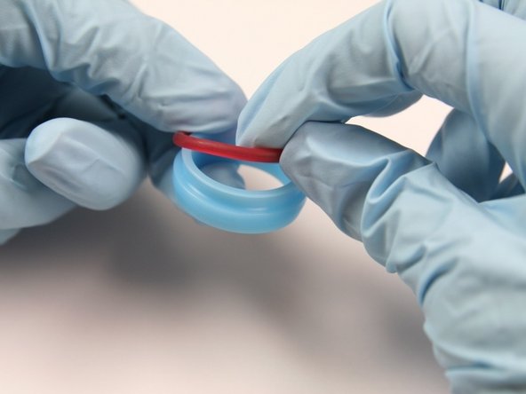 Install all 4 O-rings onto the high-pressure seals.