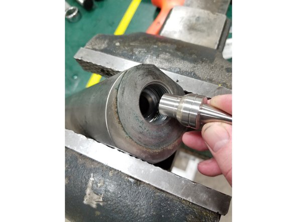 Remove the PCV body using a 1-1/4" (32 mm) wrench