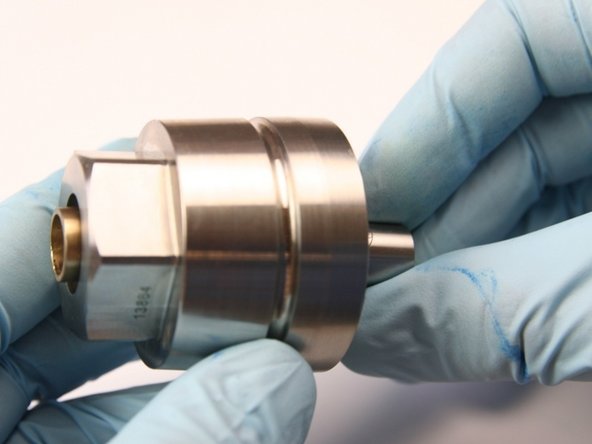 Do not scratch or damage the bearing half of the swivel housing with the pick.