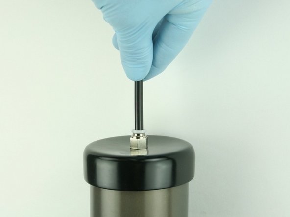 Reconnect the air line to the top of actuator.