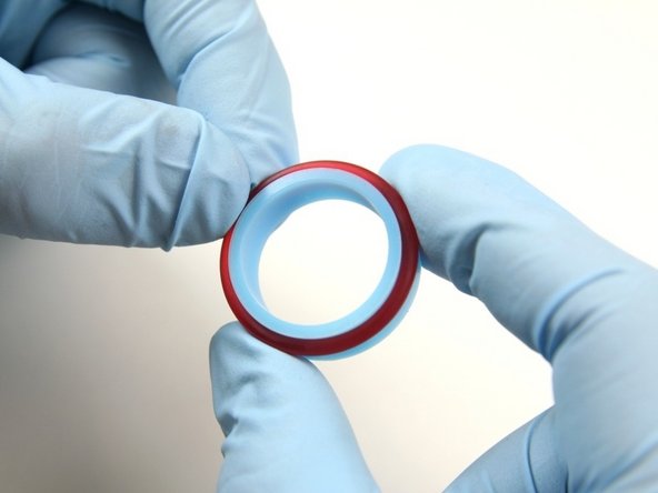 Slide the O-ring onto the groove of the high-pressure seal.