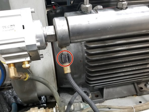Disconnect PCV drain line