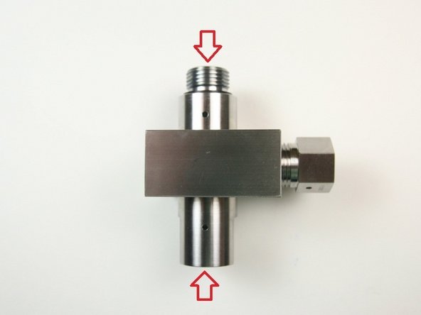 Visually inspect the top/bottom of the valve body, if excessive wear or cracks are visible, replace the valve body.