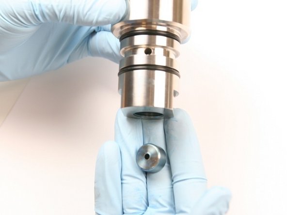 Remove the insert from the check valve body.