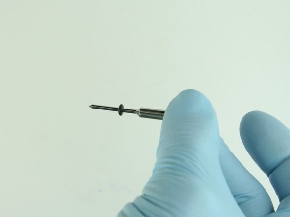 Slide the O-ring on to the point of the valve stem.