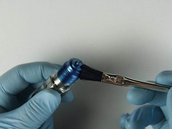 Apply Blue Goop to the top of the seat.