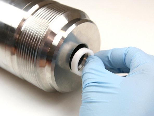 Put the dynamic seal back-up behind the high-pressure seal.