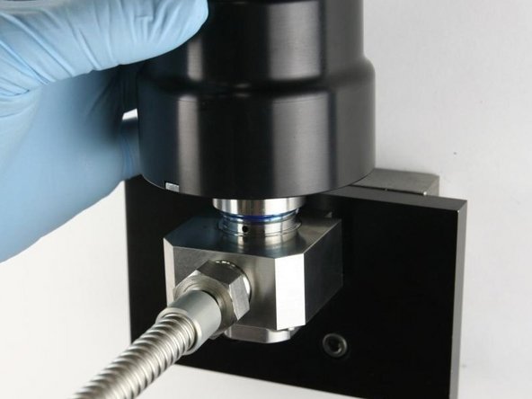 Thread the actuator onto the valve body.