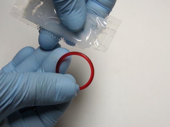 Put the installation sleeve into the sleeve guide with the larger ID, with the tapered end, up.