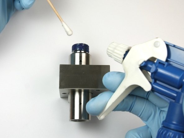 Thoroughly clean the valve body before replacing the components.