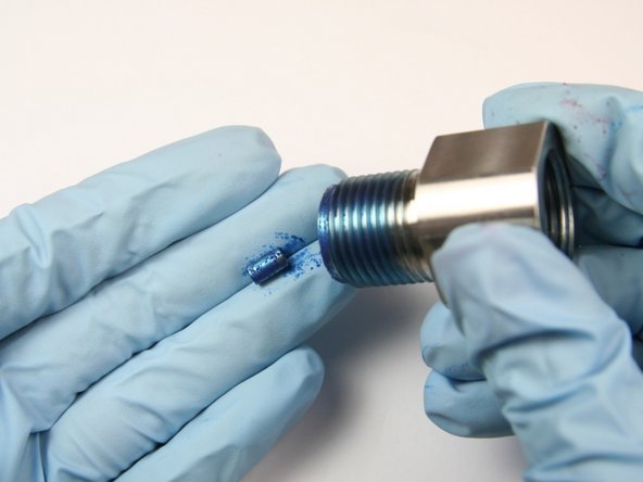 Remove theflow reducer from the outlet adapter.