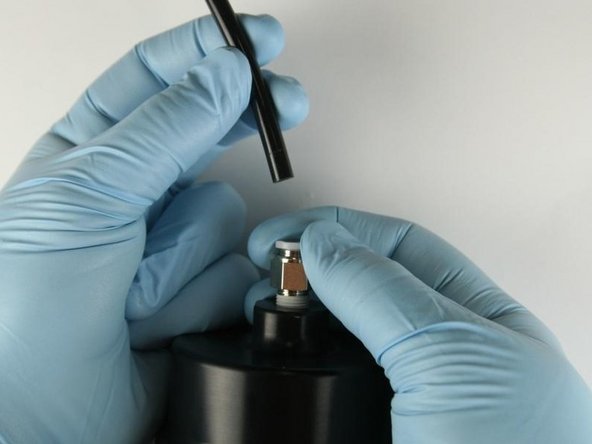 Disconnect the air line from the actuator.