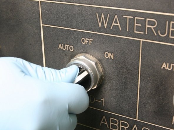 Turn the air to the actuator ON at the  controls.