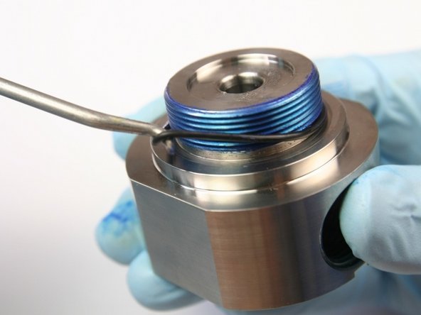 Remove the O-ring from the seal half of the swivel housing.