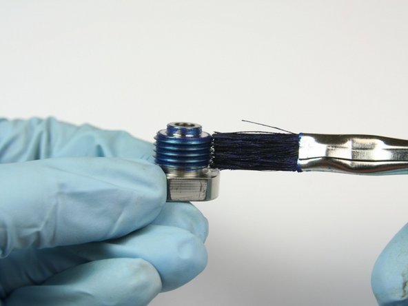 Apply Blue Goop to the thrust nut threads.