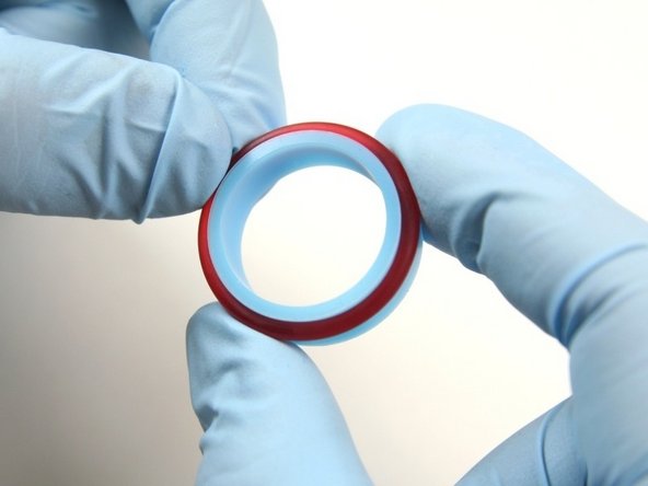 Slide the O-ring onto the groove of the high-pressure seal.