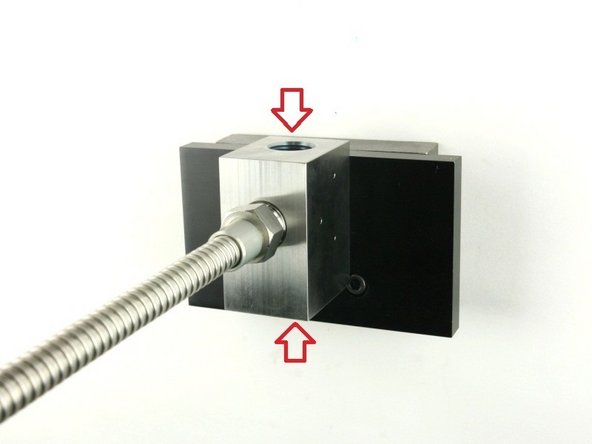 Visually inspect the top and bottom of the valve bore for cracks/blemishes. If excessive wear or cracks are visible, replace the valve body.