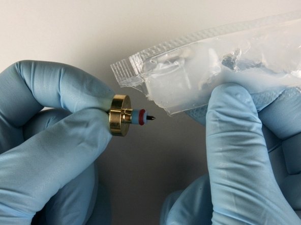 Apply a high-pressure lubricant to the outside diameter of the high-pressure valve seal.