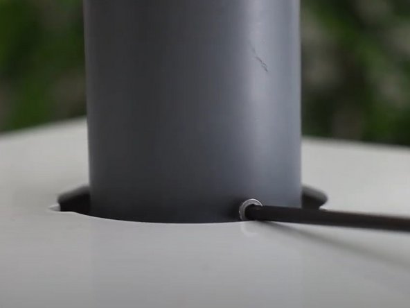 Push the tube all the way into the optical module