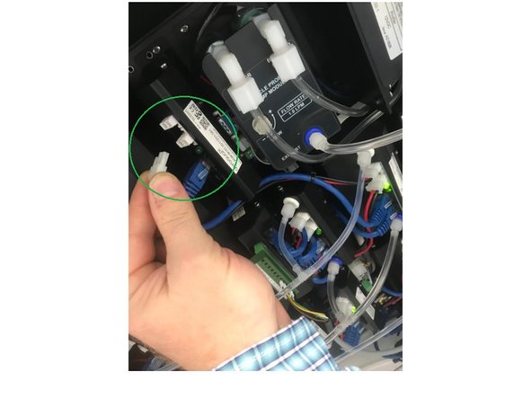 After settings have been saved from the previous step, remove 12 VDC power cable from the Profiler engine for 10 seconds