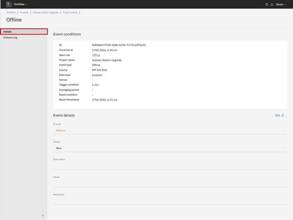 Ensure you are on the Details tab.