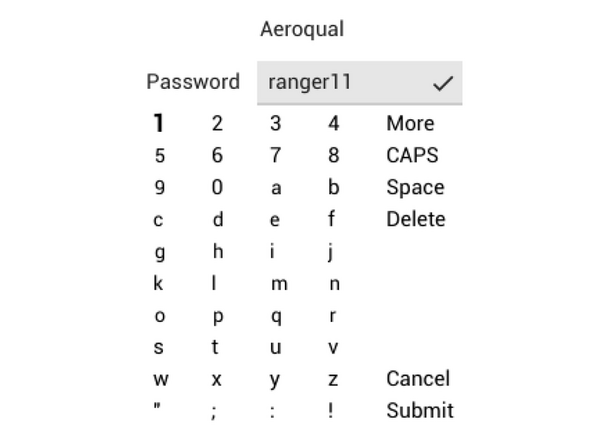 Select the Wi-Fi network you want to connect to