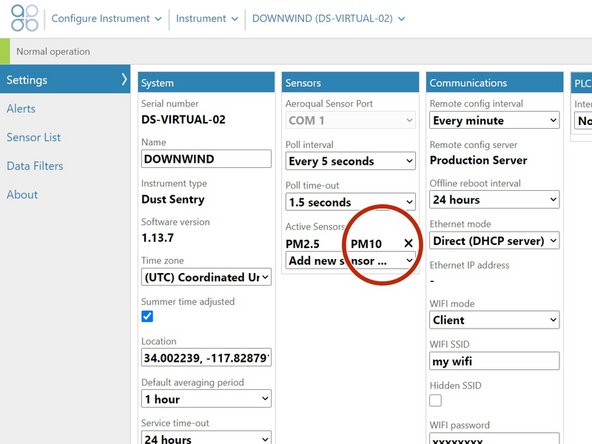 Return to the Configure app.