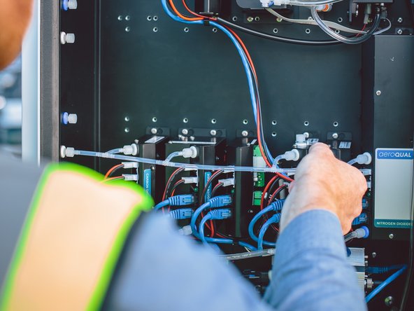 Check the individual gas connections for obvious leaks. If a leak is found, correct it.