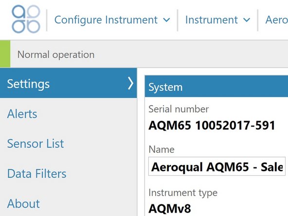 Click Settings from the side menu.