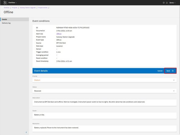 Click Save to apply your updates.