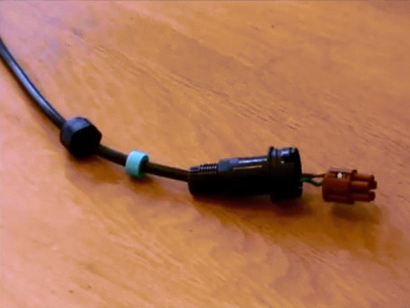 Carefully secure the neutral, earth and live wires to the correct ports in the terminal block.