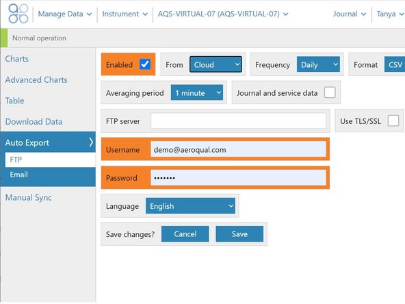 The Auto Export function is only available if your company has a Cloud licence and you have a user type of Engineer or higher.