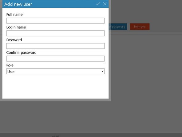 To create users and engineers: