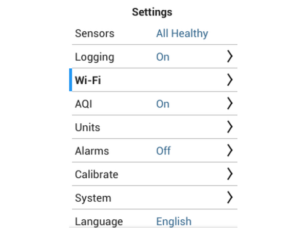 Note that logged data is only accessible through Ranger Cloud, which requires Wi-Fi.