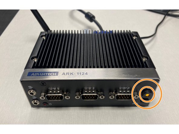 If the LED powers up as ORANGE, Push the LED button ONCE, which will turn the button to GREEN