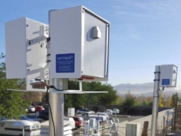 Mount the monitor against a pole or wall using the mounting bracket.