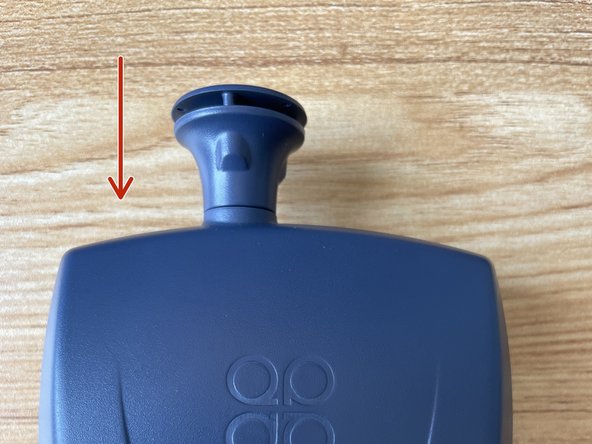 Firmly press the omni-directional inlet back into the PMX sensor head to reattach it