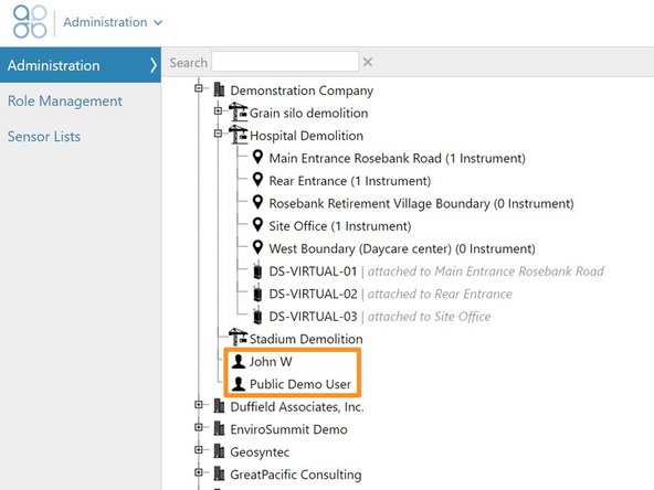 Users assigned to an organization can see all monitors in that organization and all of the projects under the organization.